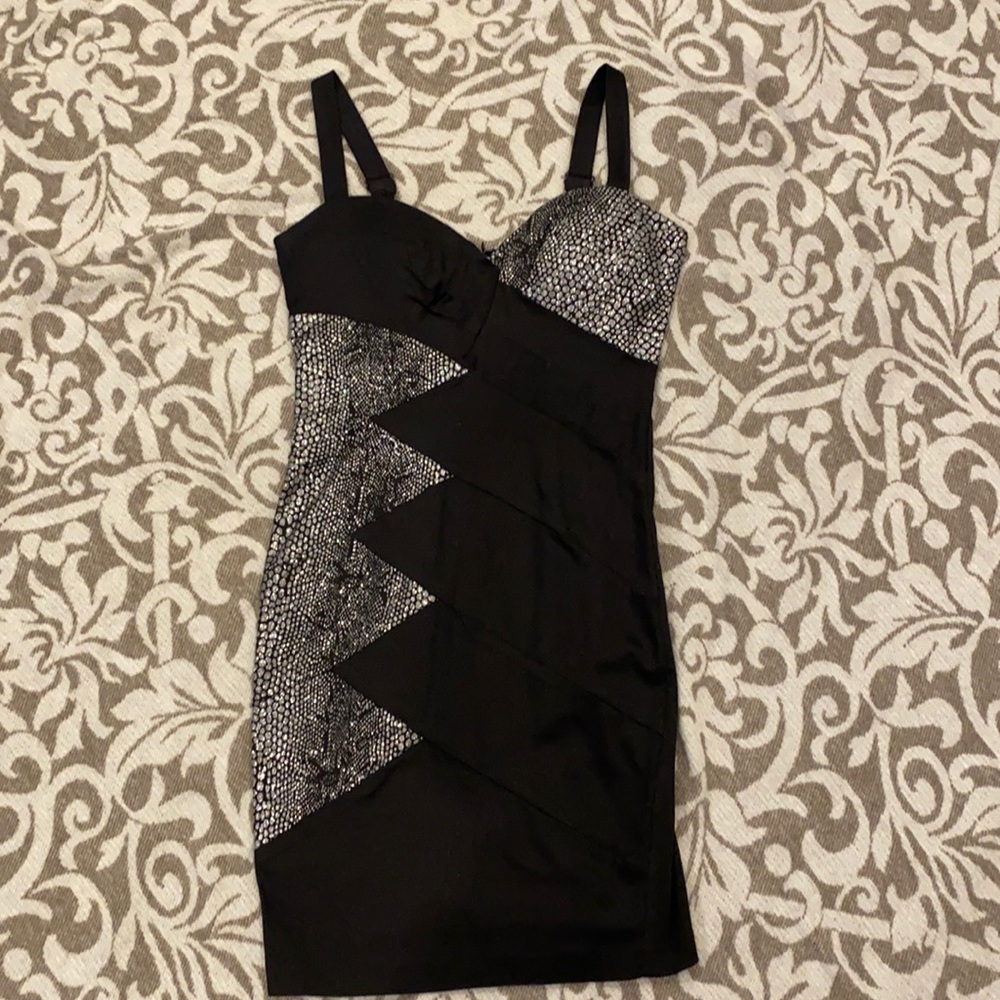 Mini black dress